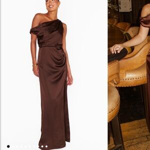 Show Me Your Mumu Women's Brown Jodie Dress